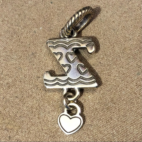 🆕 Brighton ABC Initial Charm letter Z Red, white, orange, blue Retired Last one - Picture 2 of 4